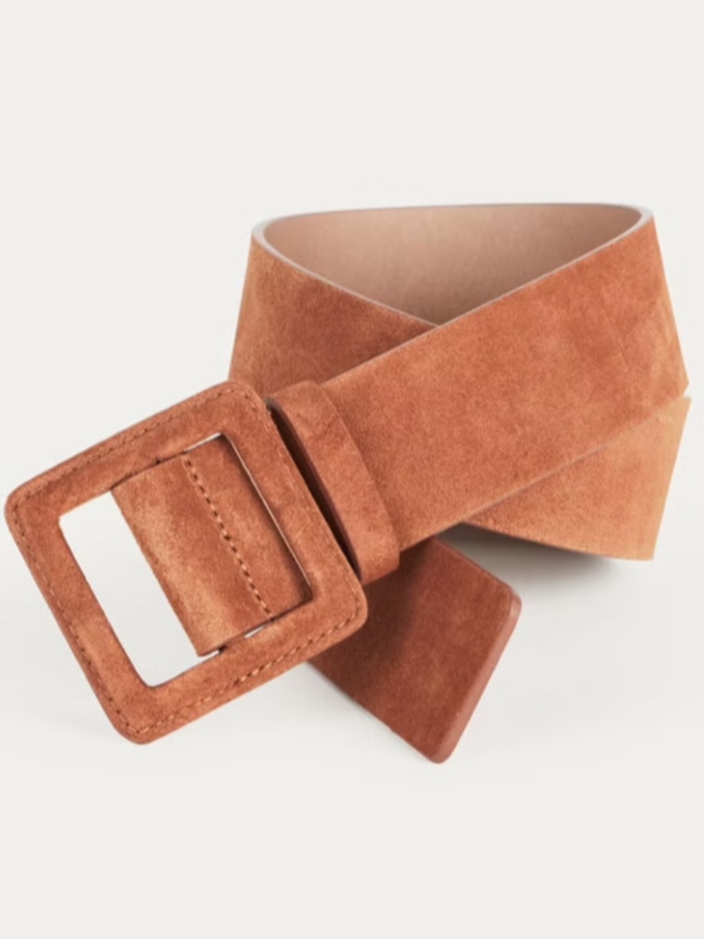 Ba&sh Ceinture Betty Camel Suede Belt Size 85 NWT